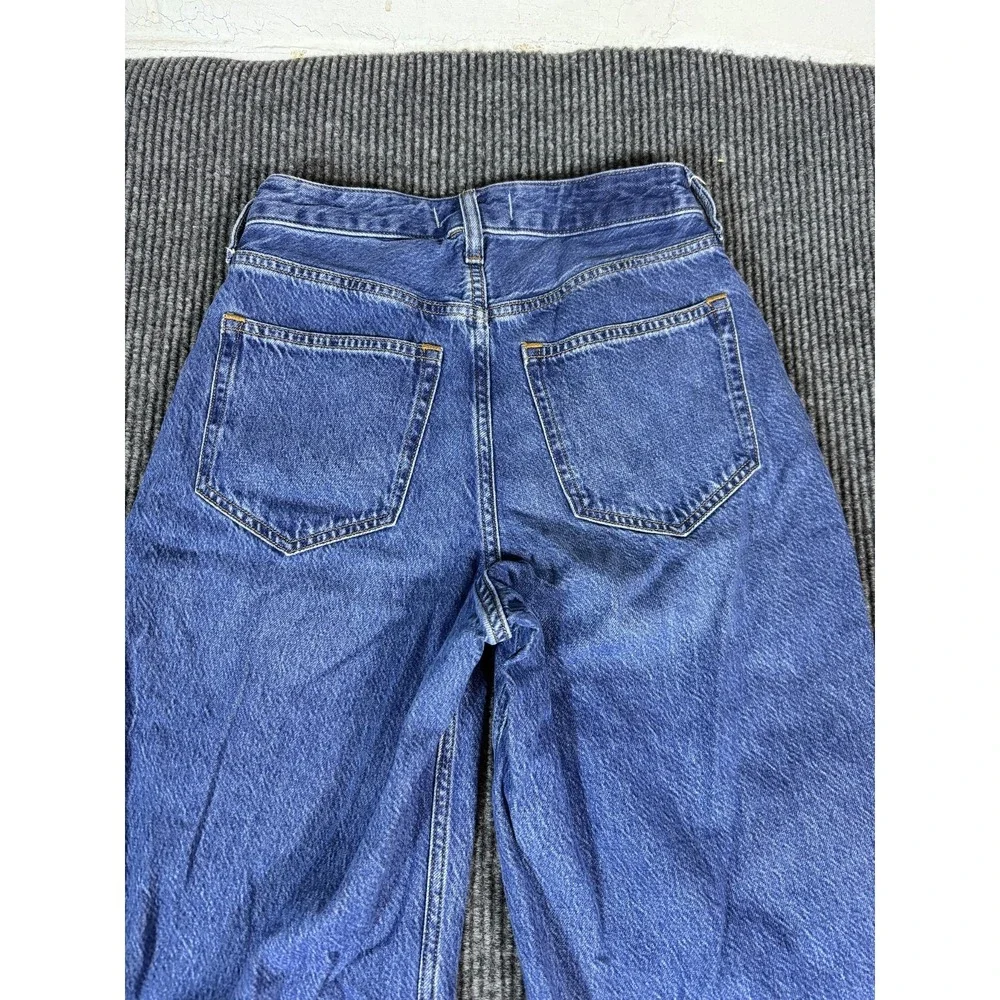 Abercrombie & Fitch The Wide Leg High Rise Curve Love Jeans Women 26 x 32 Baggy